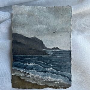 “Morning Light” Hand-Painted Coastal Seascape